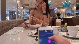 My friend make me organism in public cafe by using remote control toy – LUST2