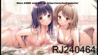 【JAPANESE ASMR】Too Sexy Sisters’ Full-course Sex!【H】【J-ASMR】